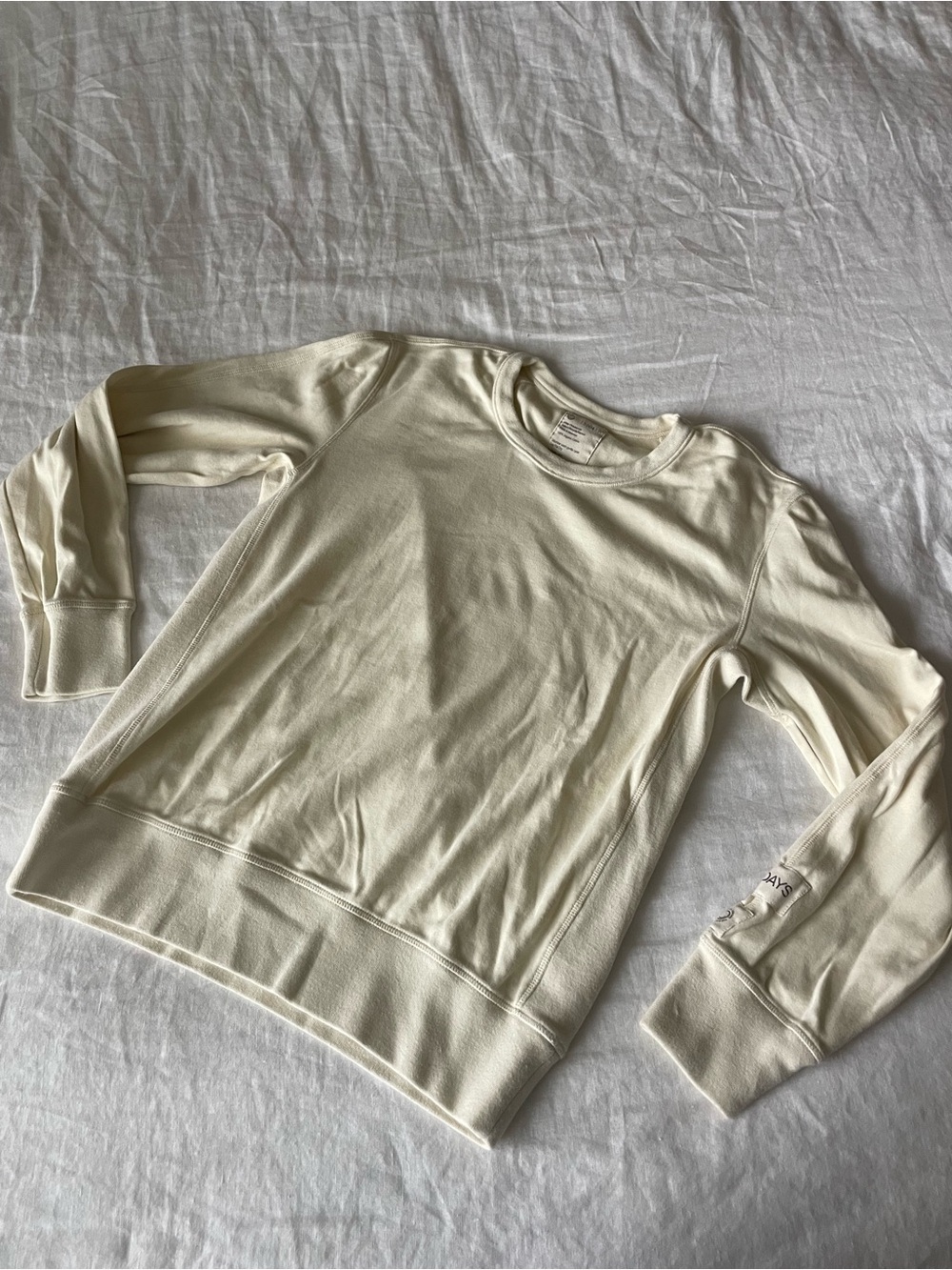 COS Men’s Off-White Crewneck Sweater